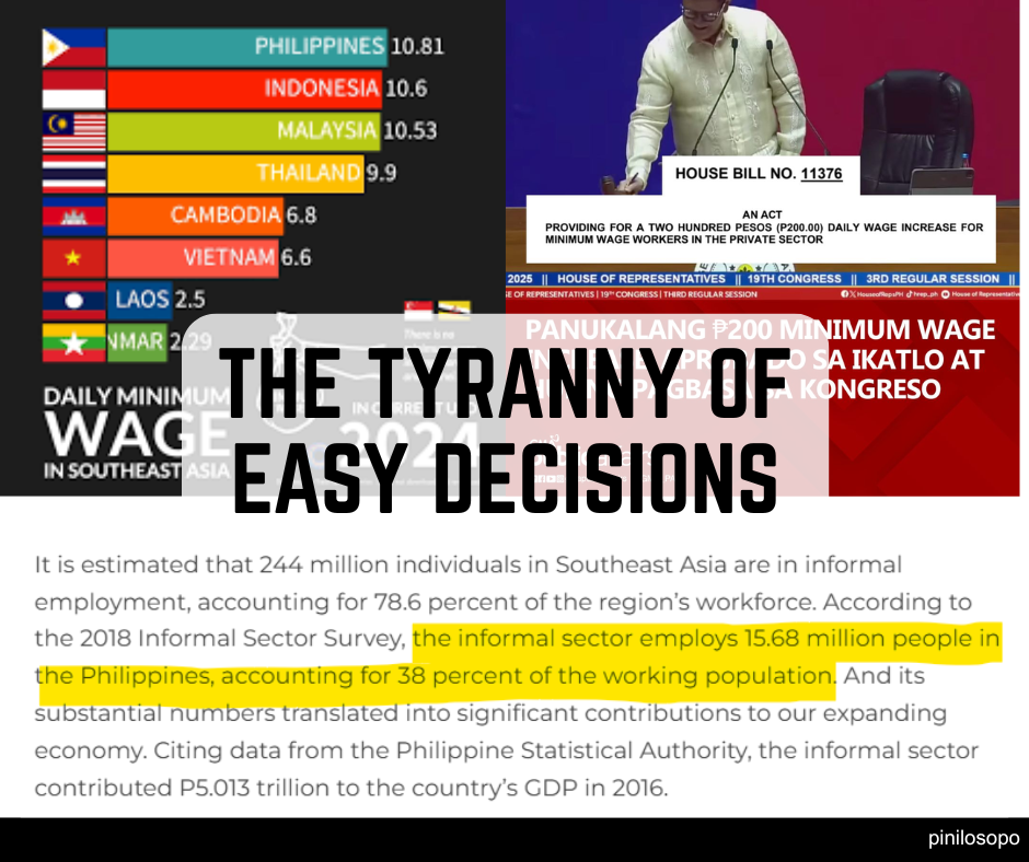 The Tyranny of Easy Decisions